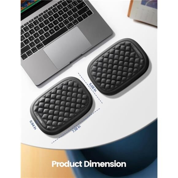Elbow Rest Pad 1pc, Desk Wrist Rest Memory Foam Armrest, Ergonomic Mouse Cushion - Picture 6 of 7